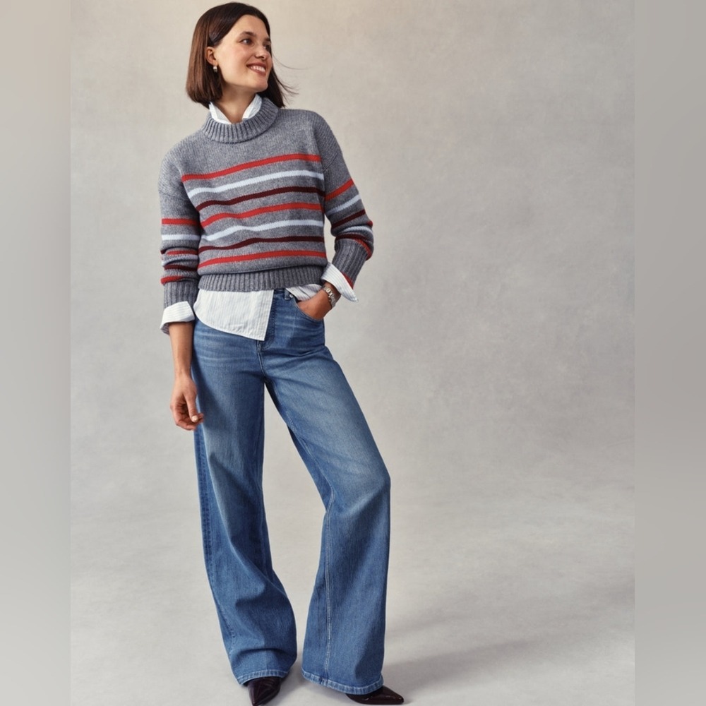 Spanx‎ Flare Jeans Women Pull On High Rise